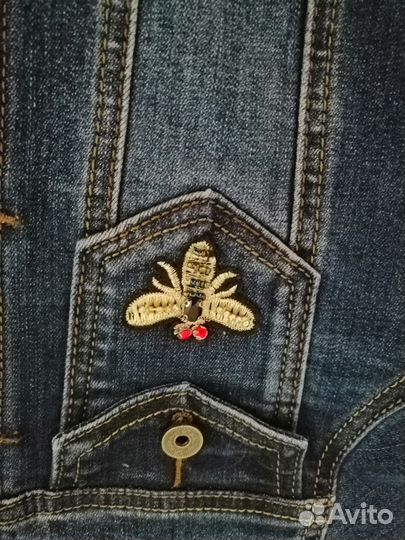 Джинсовая куртка на девочку