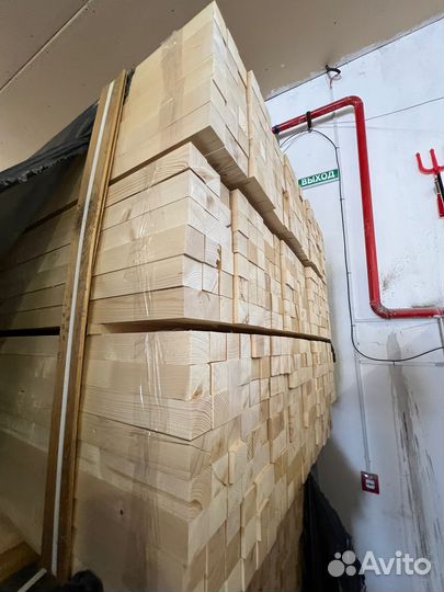 Брусок сухой за м2 40 мм 40 мм 3000 мм, ав