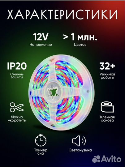 Светодиодная лента неоновая