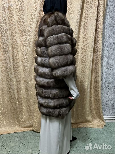 Шуба из песца