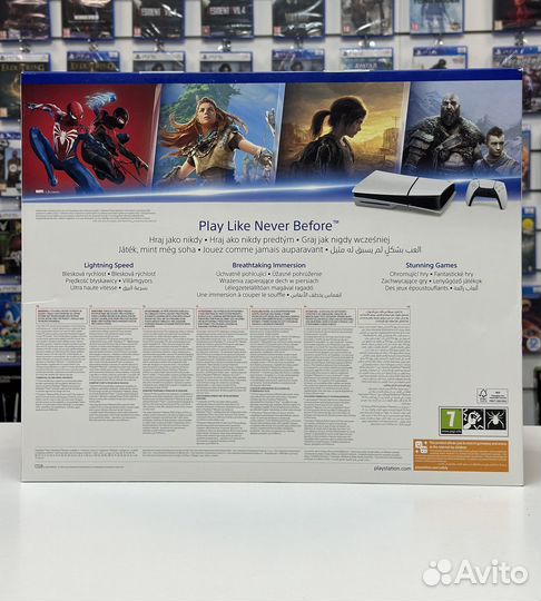 PlayStation 5 Slim CFI-2016 с дисководом + 40 игр