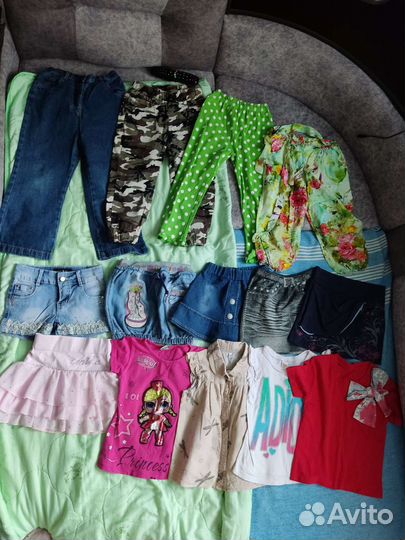 Одежда для девочки пакетом 104-110