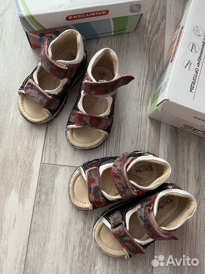 Ортопедические сандалии для двойни