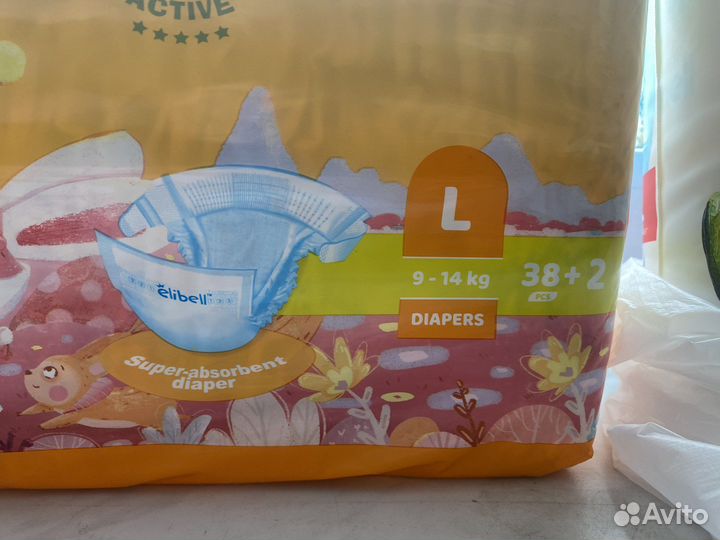 Подгузники l