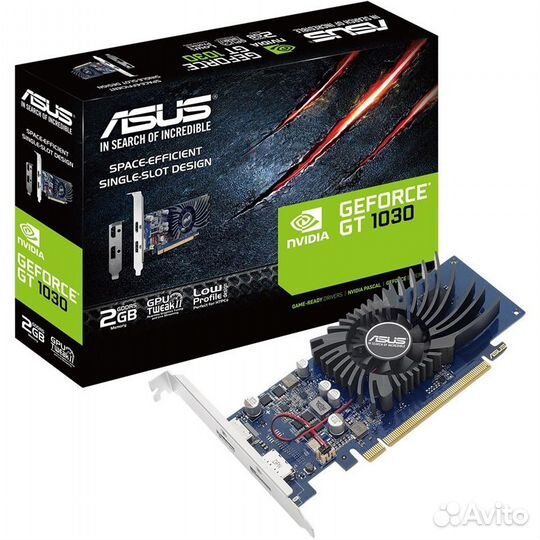 Видеокарта 2Gb Asus GT1030 gddr5 (новая)