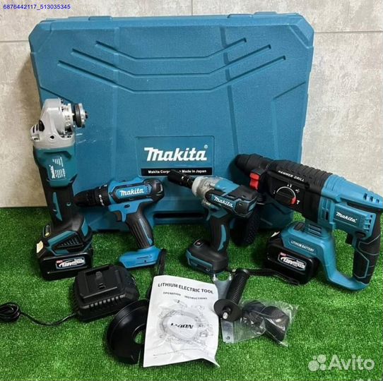 Набор электро инструментов Makita 4в1