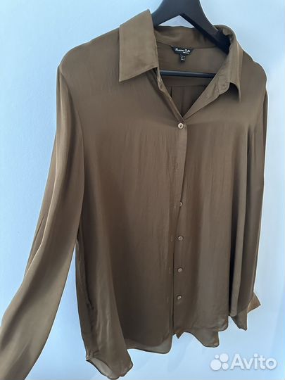 Шелковая блузка massimo dutti