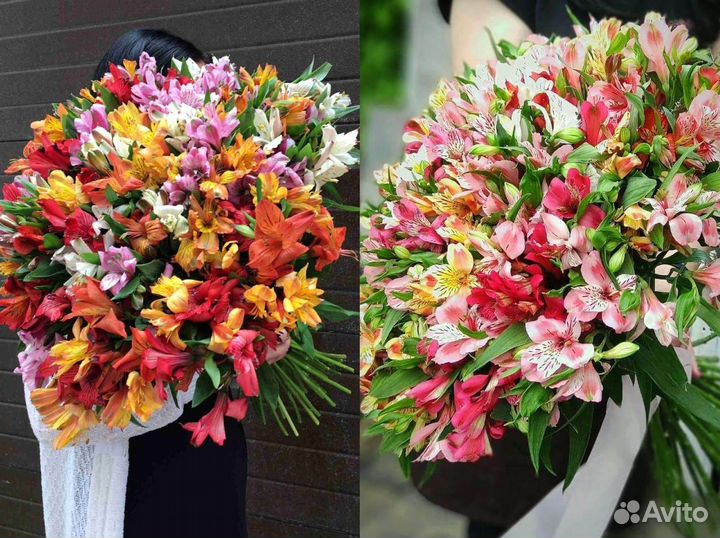 Букет из альстромерии
