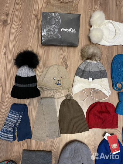 Шапки, шарфы, варежки, краги, подшлемники