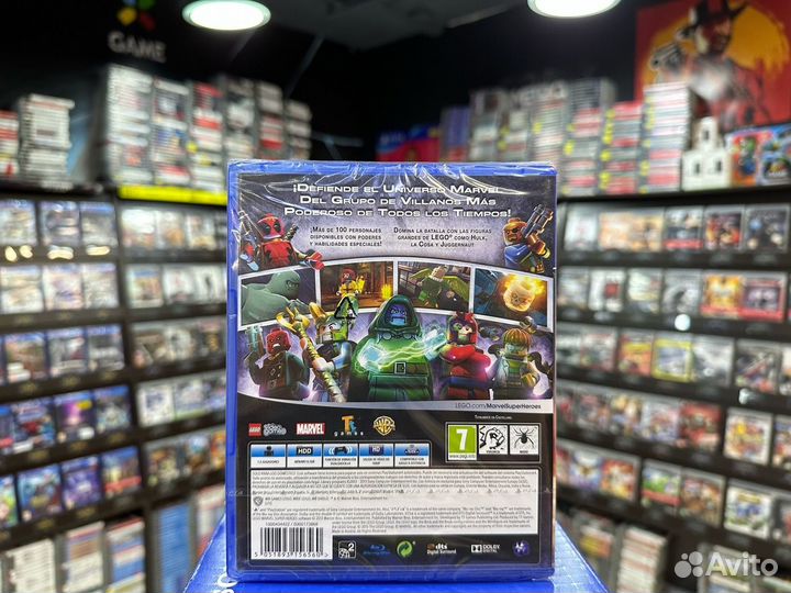 Игры для PS4: Lego: Marvel Super Heroes