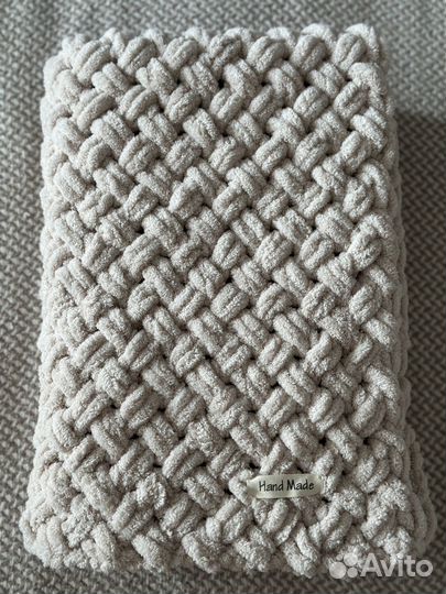 Плед детский вязаный ручная работа