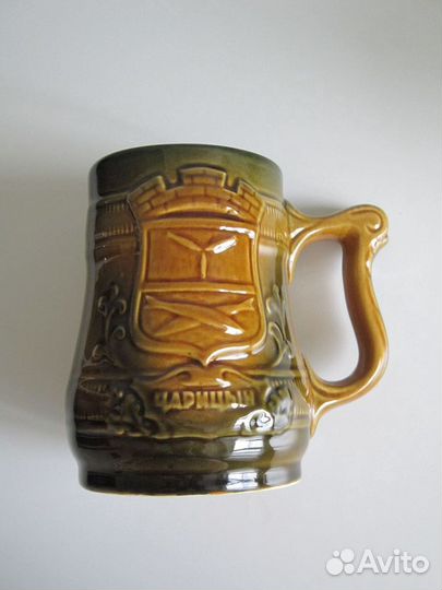 Пивная кружка, ваза, салфетка - винтаж