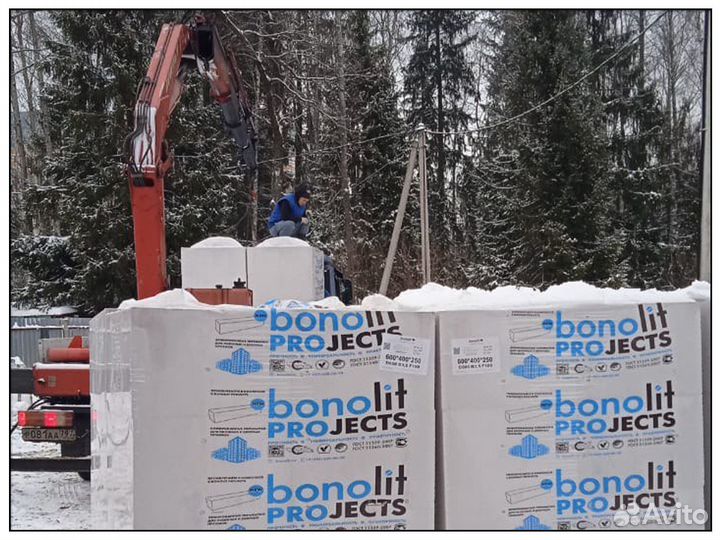 Газобетонные блоки Bonolit