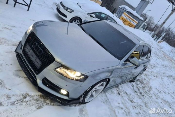 Сплиттер Audi A4 b8