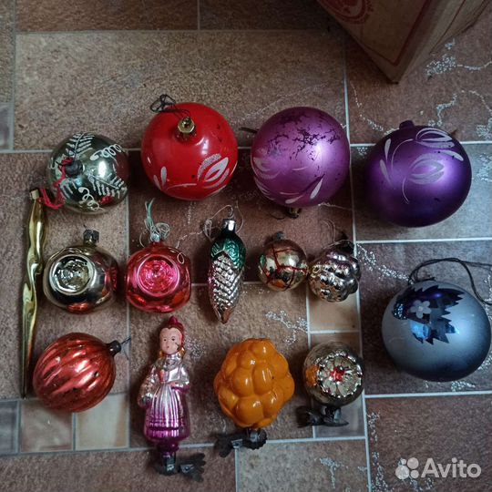 Елочные игрушки СССР