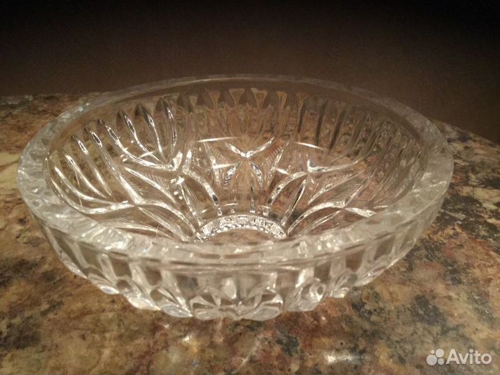 Салатник хрустальный