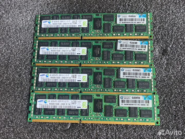 Оперативная память ddr3 4*4 16gb