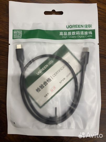 Кабель Ugreen/Baseus usb-a, USB-C, type-c 60w 100w