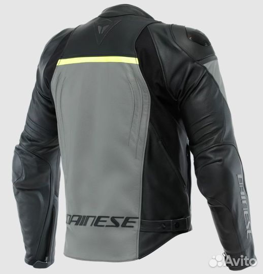 Мотокуртка кож. Dainese racing 4 leather чер-сер 5