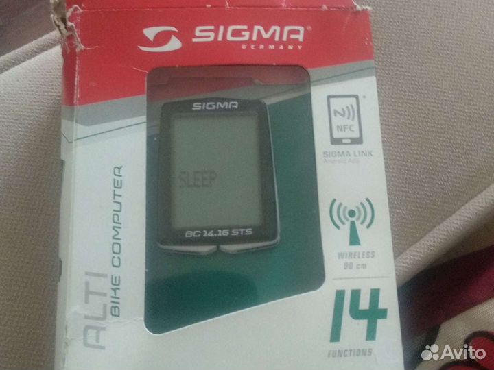 Велокомпьютер sigma BC 14. 16 sts