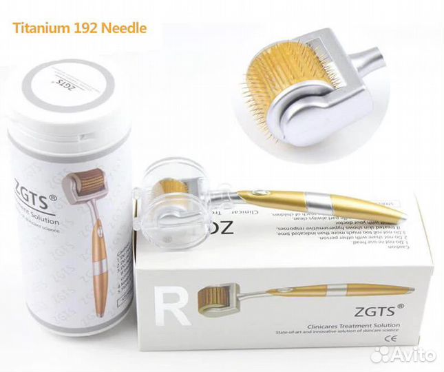 Мезороллер / дермароллер для лица zgts