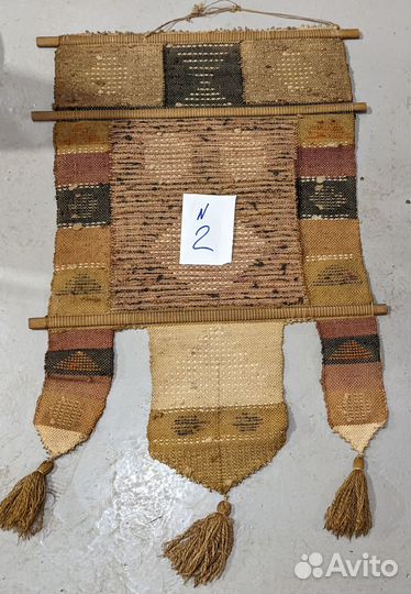 Настенное панно гобелен в стиле бохо, ручная работ