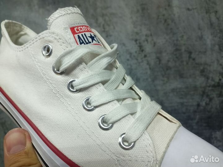 Кеды Converse white low