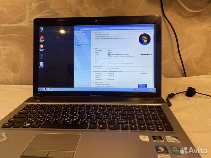 Ноутбук lenovo ideapad Z560