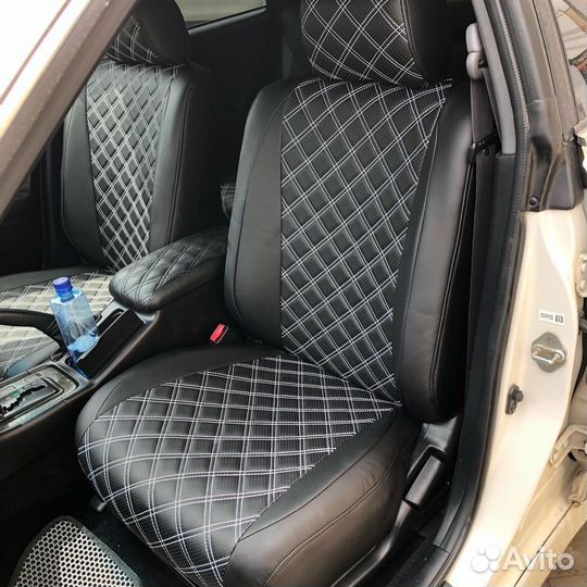 Авточехлы экокожа / алькантара