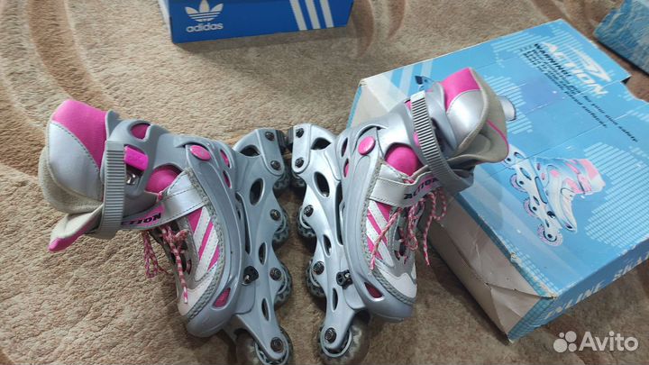 Роликовые коньки детские раздвижные