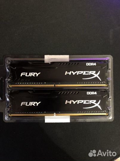 Оперативная память HyperX DDR4-2133 8gb fury