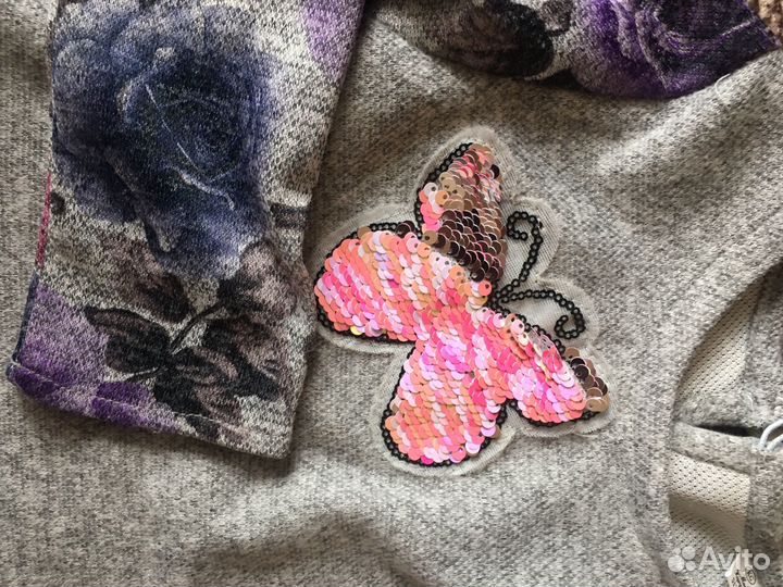 Теплое платье для девочки 98 104