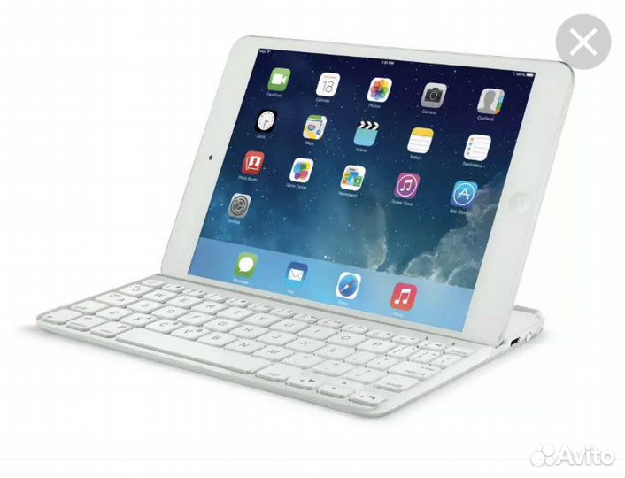 Клавиатура мини iPad белая