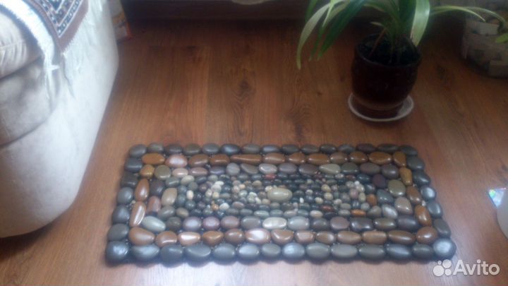 Массажный коврик из морской гальки