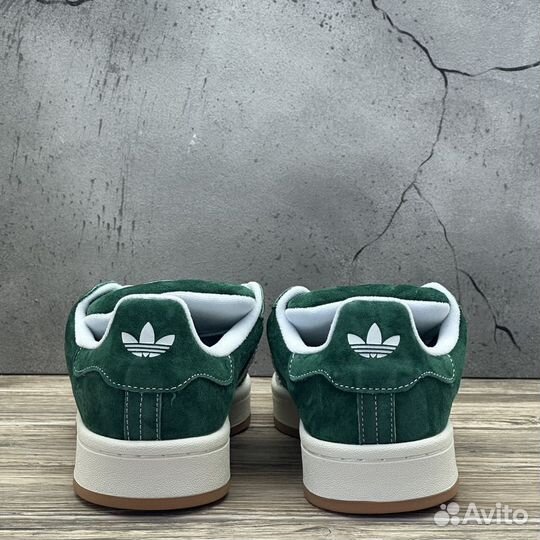 Кроссовки Adidas Campus 00s Dark Green Cloud White