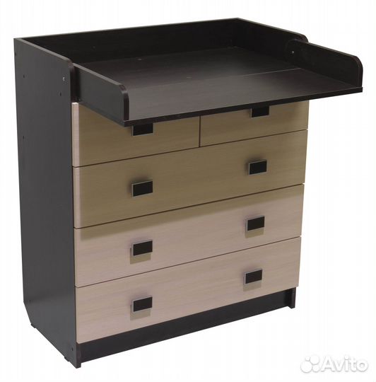 Комоды пеленальные.цвета разные,5ящ
