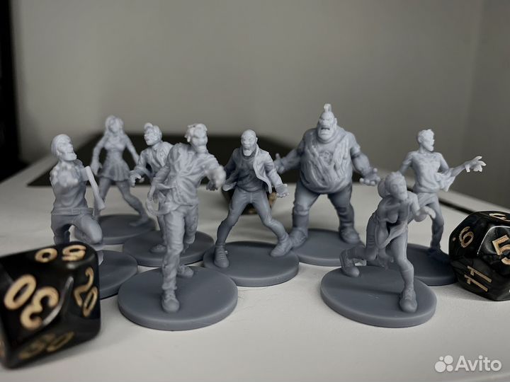 3Д печать миниатюр DnD, Warhammer, Зомбицид