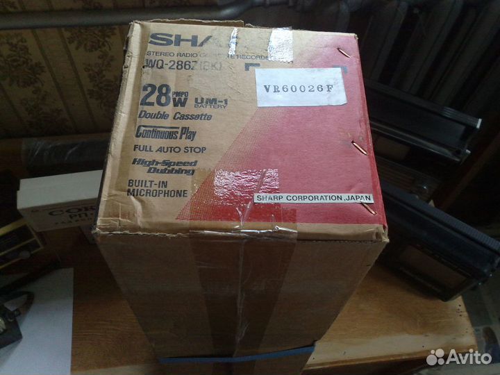 Магнитола Sharp WQ-286Z(BK)