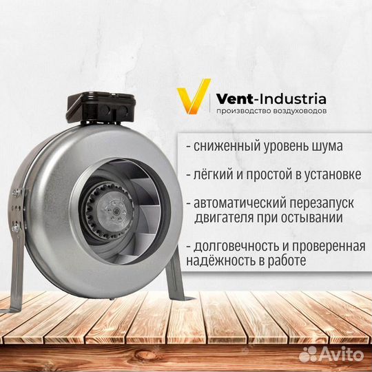 Вентиляторы канальные