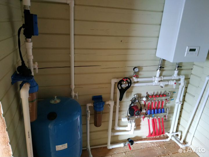 Услуги сантехника (теплый пол. канализация.)