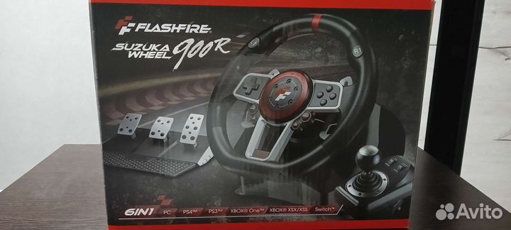 Руль игровой, для геймеров FlashFire Suzuka Racing