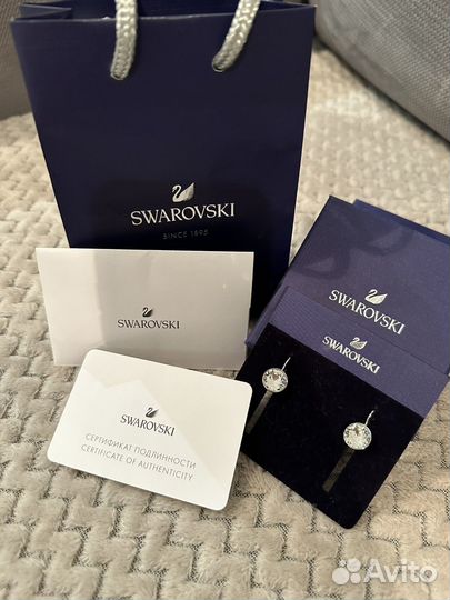 Swarovski серьги bella