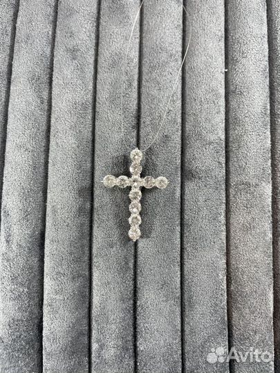 Крест подвеска на цепочке graff