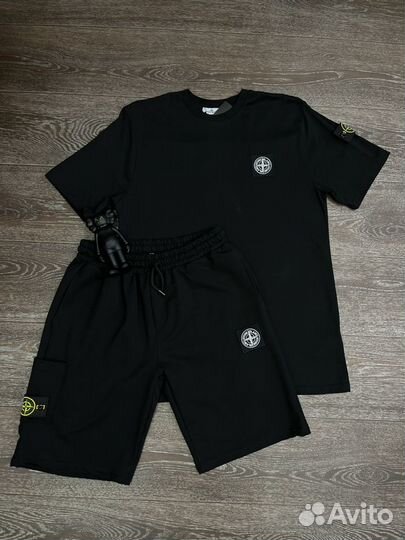 Костюм футболка т шорты Stone Island