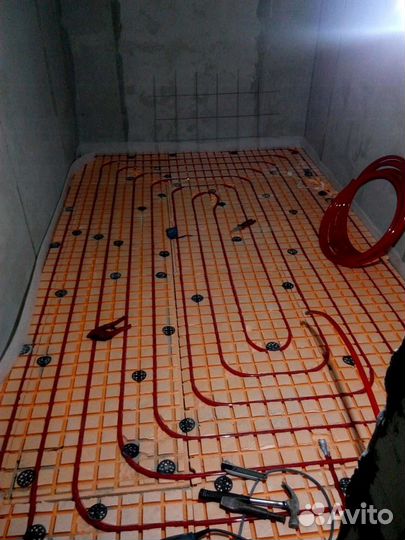 Теплый пол (пенопласт)