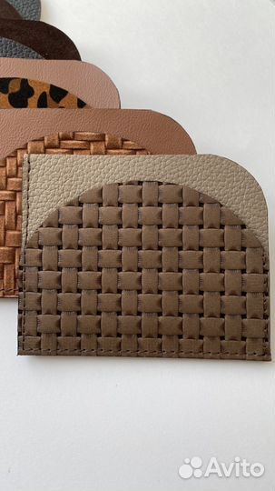 Картхолдер из натуральной кожи ручная работа