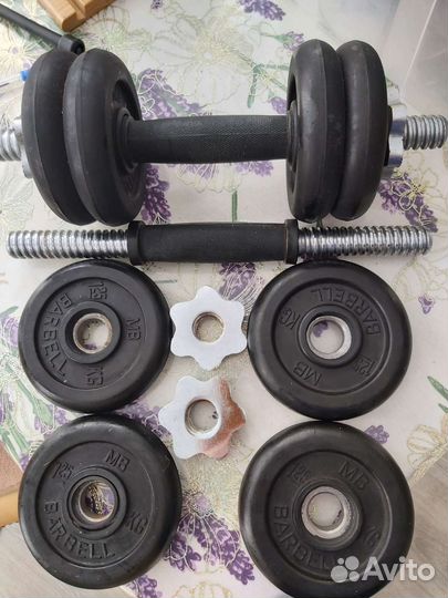Гантели barbell разборные, 2 шт.по 5кг
