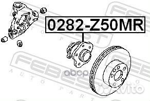 Ступица задняя nissan murano Z50 2002.09-2007.1