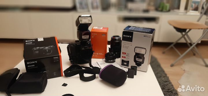Sony а6400 kit с хорошим комплектом