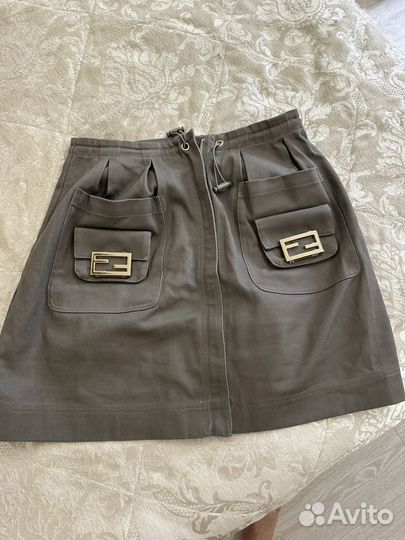 Юбка джинсовая fendi